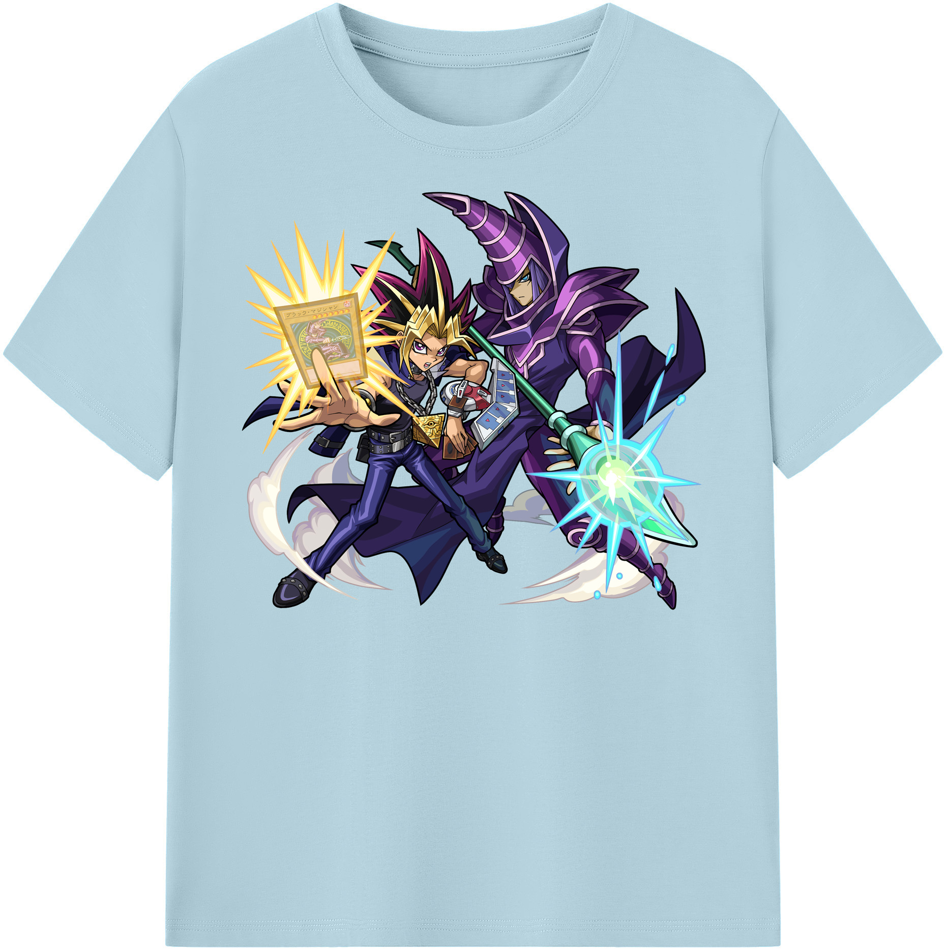 （画像用） 遊☆戯☆王 Yu-Gi-Oh! 綿100％半袖Tシャツ（フロントプリント）
